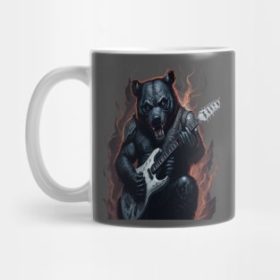 Heavy metal Bear, Rock and roll, Hard rock, Punk, 70s,80s, Mug